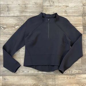 Lululemon Size 10 Solid Black Pullover READ